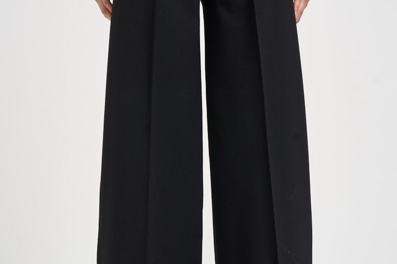 Pantalone donna palazzo nero D231491 LILIUXY26013 P.a.r.o.s.h. 