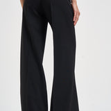 Pantalone donna palazzo nero D231491 LILIUXY26013 P.a.r.o.s.h. 