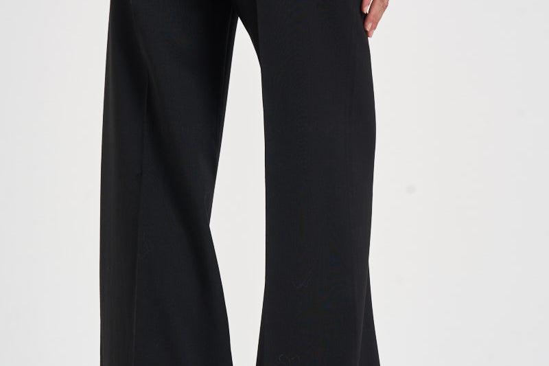 Pantalone donna palazzo nero D231491 LILIUXY26013 P.a.r.o.s.h. 
