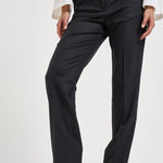 Pantalone donna gamba dritta grigio antracite mèlange D233029 LUDY020 P.a.r.o.s.h. 