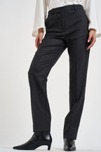 Pantalone donna gamba dritta grigio antracite mèlange D233029 LUDY020 P.a.r.o.s.h. 