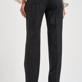 Pantalone donna gamba dritta grigio antracite mèlange D233029 LUDY020 P.a.r.o.s.h. 