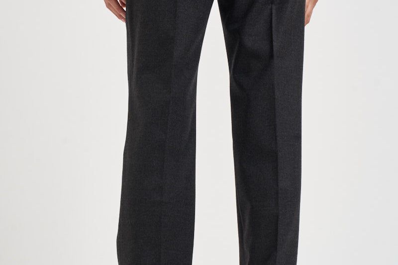 Pantalone donna gamba dritta grigio antracite mèlange D233029 LUDY020 P.a.r.o.s.h. 