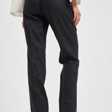 Pantalone donna gamba dritta grigio antracite mèlange D233029 LUDY020 P.a.r.o.s.h. 
