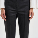 Pantalone donna gamba dritta grigio antracite mèlange D233029 LUDY020 P.a.r.o.s.h. 