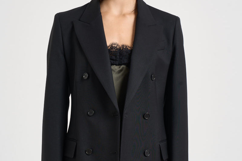 Giacca donna doppiopetto Liliuxy nera D420436 LILIUXY26013 P.a.r.o.s.h. 