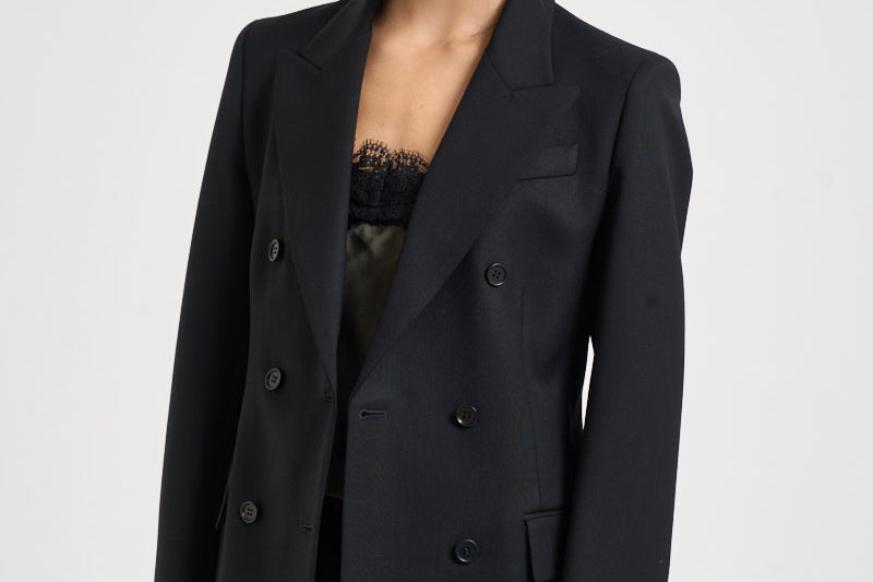 Giacca donna doppiopetto Liliuxy nera D420436 LILIUXY26013 P.a.r.o.s.h. 