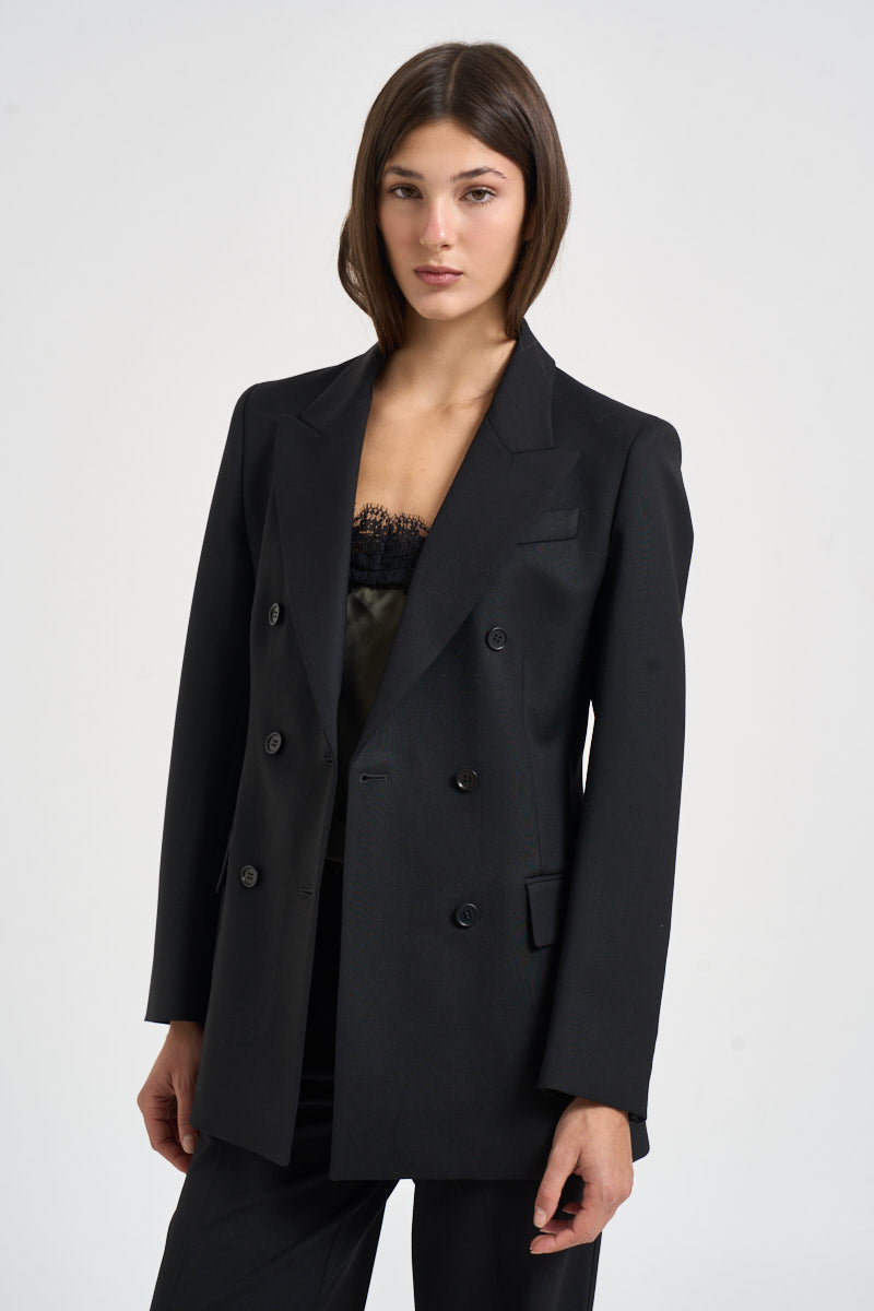Giacca donna doppiopetto Liliuxy nera D420436 LILIUXY26013 P.a.r.o.s.h. 