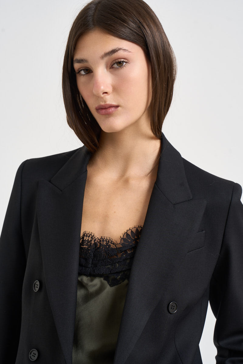 Giacca donna doppiopetto Liliuxy nera D420436 LILIUXY26013 P.a.r.o.s.h. 