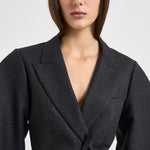 Blazer donna maniche baloon grigio antracite D420473 LUDY020 P.a.r.o.s.h. 