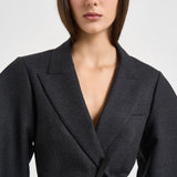 Blazer donna maniche baloon grigio antracite D420473 LUDY020 P.a.r.o.s.h. 