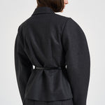 Blazer donna maniche baloon grigio antracite D420473 LUDY020 P.a.r.o.s.h. 