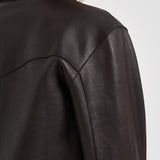 Giacca donna corta in pelle moro D431922S MACIOCK26W086 P.a.r.o.s.h. 