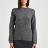 Maglia donna girocollo grigio mélange D541531 LYAK037 P.a.r.o.s.h. 