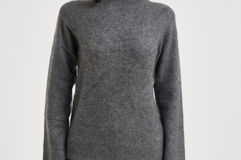 Maglia donna girocollo grigio mélange D541531 LYAK037 P.a.r.o.s.h. 