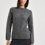Maglia donna girocollo grigio mélange D541531 LYAK037 P.a.r.o.s.h. 