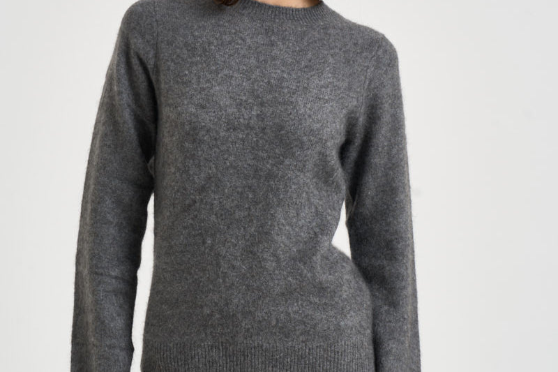 Maglia donna girocollo grigio mélange D541531 LYAK037 P.a.r.o.s.h. 