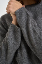 Maglia donna girocollo grigio mélange D541531 LYAK037 P.a.r.o.s.h. 