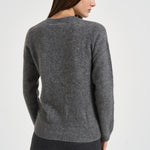 Maglia donna girocollo grigio mélange D541531 LYAK037 P.a.r.o.s.h. 