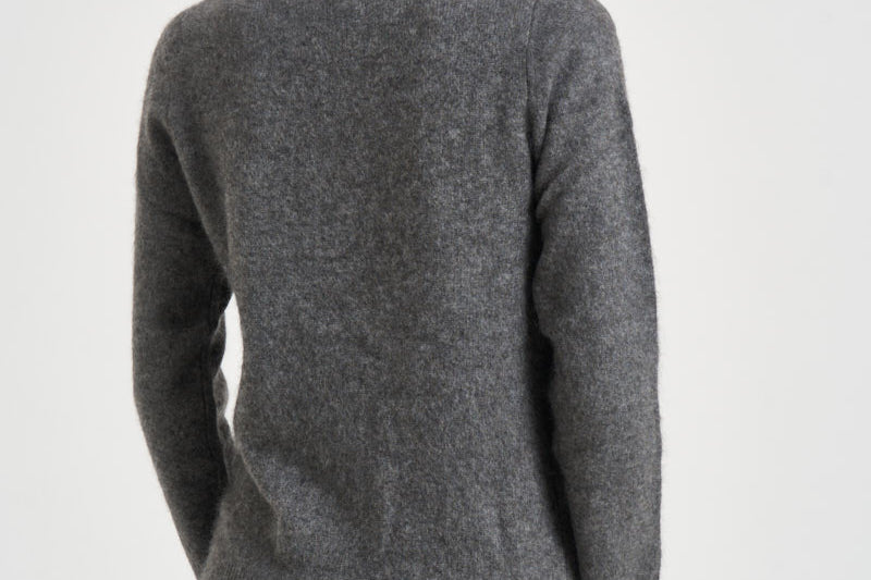 Maglia donna girocollo grigio mélange D541531 LYAK037 P.a.r.o.s.h. 