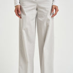 Pantalone donna tinto in capo bianco A04541T3 02479270 PESERICO 