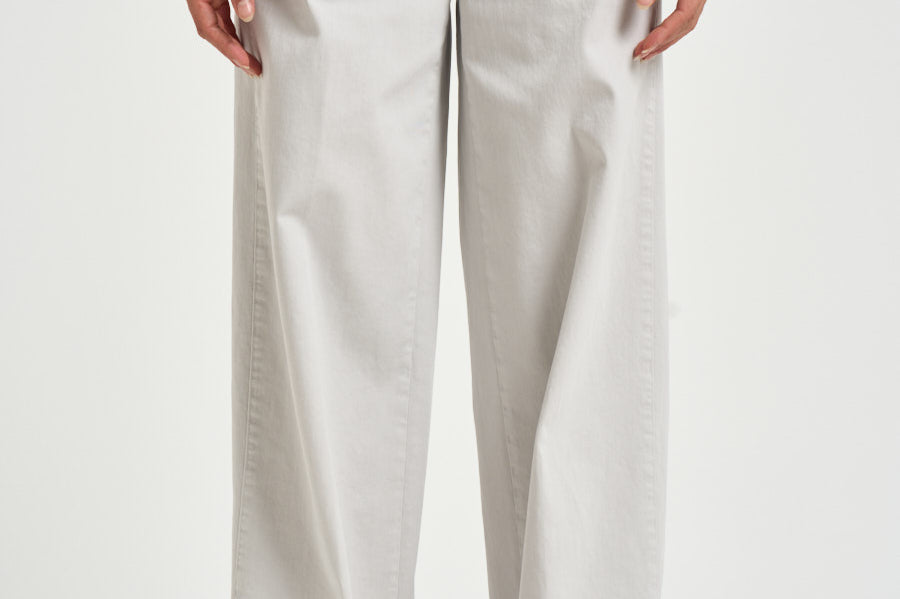 Pantalone donna tinto in capo bianco A04541T3 02479270 PESERICO 