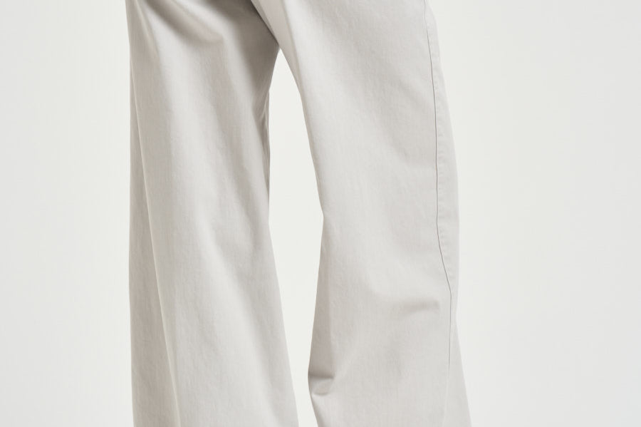 Pantalone donna tinto in capo bianco A04541T3 02479270 PESERICO 