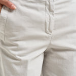 Pantalone donna tinto in capo bianco A04541T3 02479270 PESERICO 