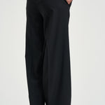 Pantalone donna gabardina in lana stretch nero A04860A A3472A05 PESERICO 