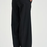Pantalone donna gabardina in lana stretch nero A04860A A3472A05 PESERICO 