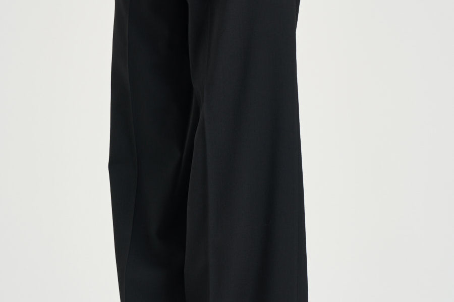 Pantalone donna gabardina in lana stretch nero A04860A A3472A05 PESERICO 
