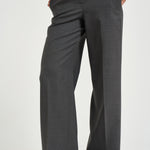 Pantalone donna gabardina in lana stretch grigio A04860A A3472A72 PESERICO 