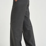 Pantalone donna gabardina in lana stretch grigio A04860A A3472A72 PESERICO 