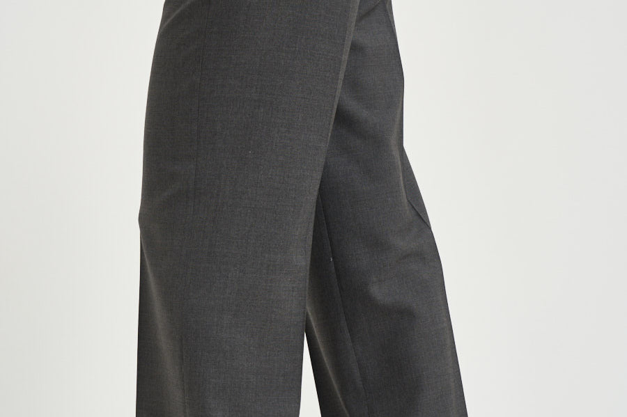 Pantalone donna gabardina in lana stretch grigio A04860A A3472A72 PESERICO 
