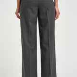 Pantalone donna gabardina in lana stretch grigio A04860A A3472A72 PESERICO 