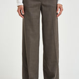 Pantalone donna palazzo marrone mèlange P04567 02666952 PESERICO 