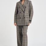 Blazer donna doppiopetto fantasia multicolor 105617 A3FF NEW GUINEACYZ PINKO 