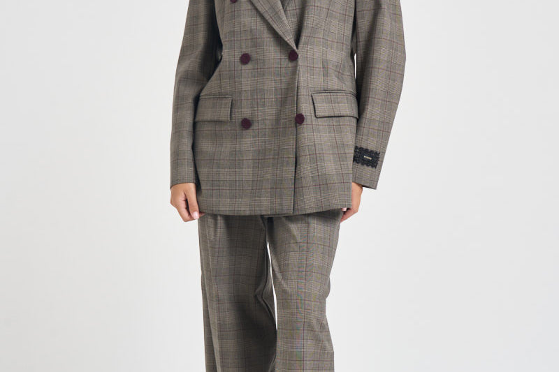 Blazer donna doppiopetto fantasia multicolor 105617 A3FF NEW GUINEACYZ PINKO 