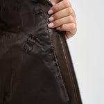 Gilet donna in ecopelliccia marrone 106939A3C5 GLOSSINAM11 PINKO 