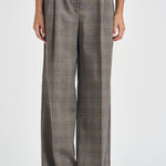 Pantaloni donna a palazzo multicolor 107476A3FF PLUMERIACYZ PINKO 
