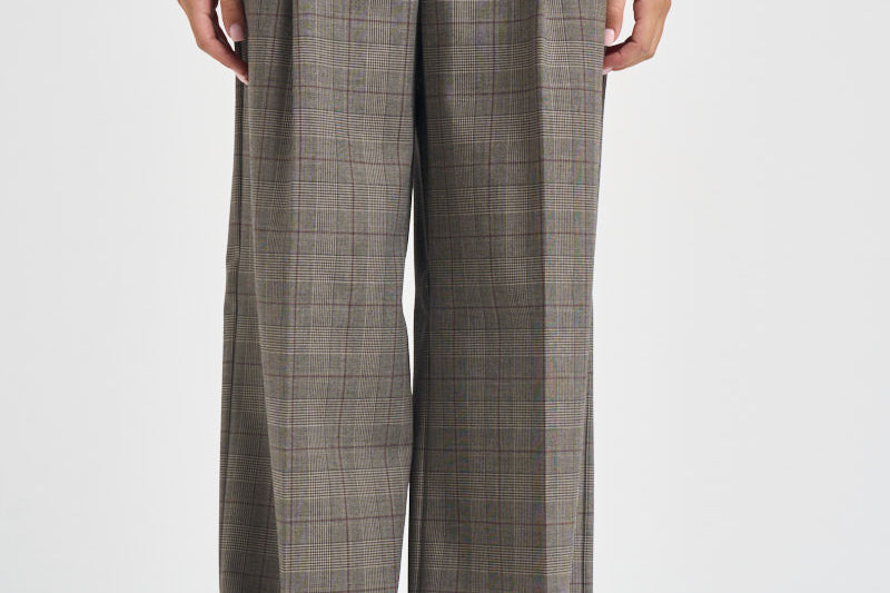 Pantaloni donna a palazzo multicolor 107476A3FF PLUMERIACYZ PINKO 