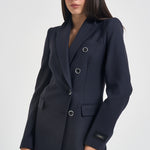 Blazer donna New Amalfi doppiopetto blu 107513 A3IF G03 PINKO 