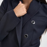Blazer donna New Amalfi doppiopetto blu 107513 A3IF G03 PINKO 