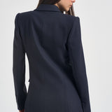 Blazer donna New Amalfi doppiopetto blu 107513 A3IF G03 PINKO 