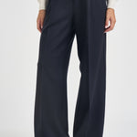 Pantaloni donna sartoriali con elastico in vita blu 107560A3IF PHAIUFG03 PINKO 