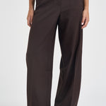 Pantaloni donna balloon marrone scuro BALBINO 107712 A3MSM04 PINKO 