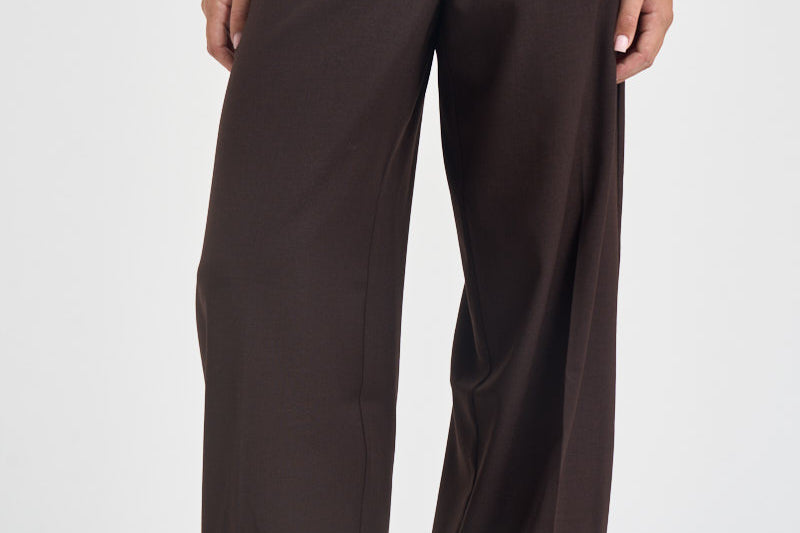 Pantaloni donna balloon marrone scuro BALBINO 107712 A3MSM04 PINKO 