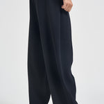 Pantaloni donna gamba larga blu navy BELCOLORE107889 A30PZ99 PINKO 