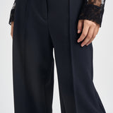 Pantaloni donna gamba larga blu navy BELCOLORE107889 A30PZ99 PINKO 