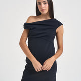 Abito donna mini in crêpe nero CARASINO107857 A30PZ99 PINKO 